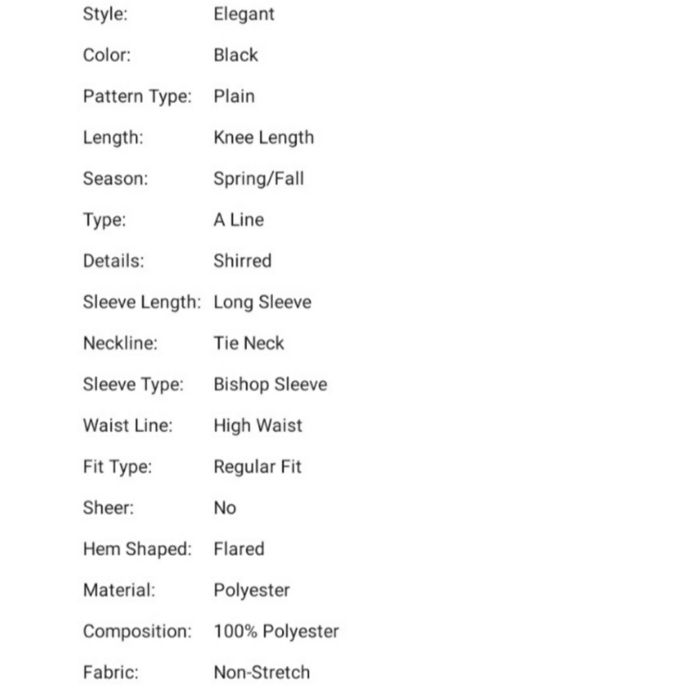 NEW Plus Black Dress - Picture 7 of 8